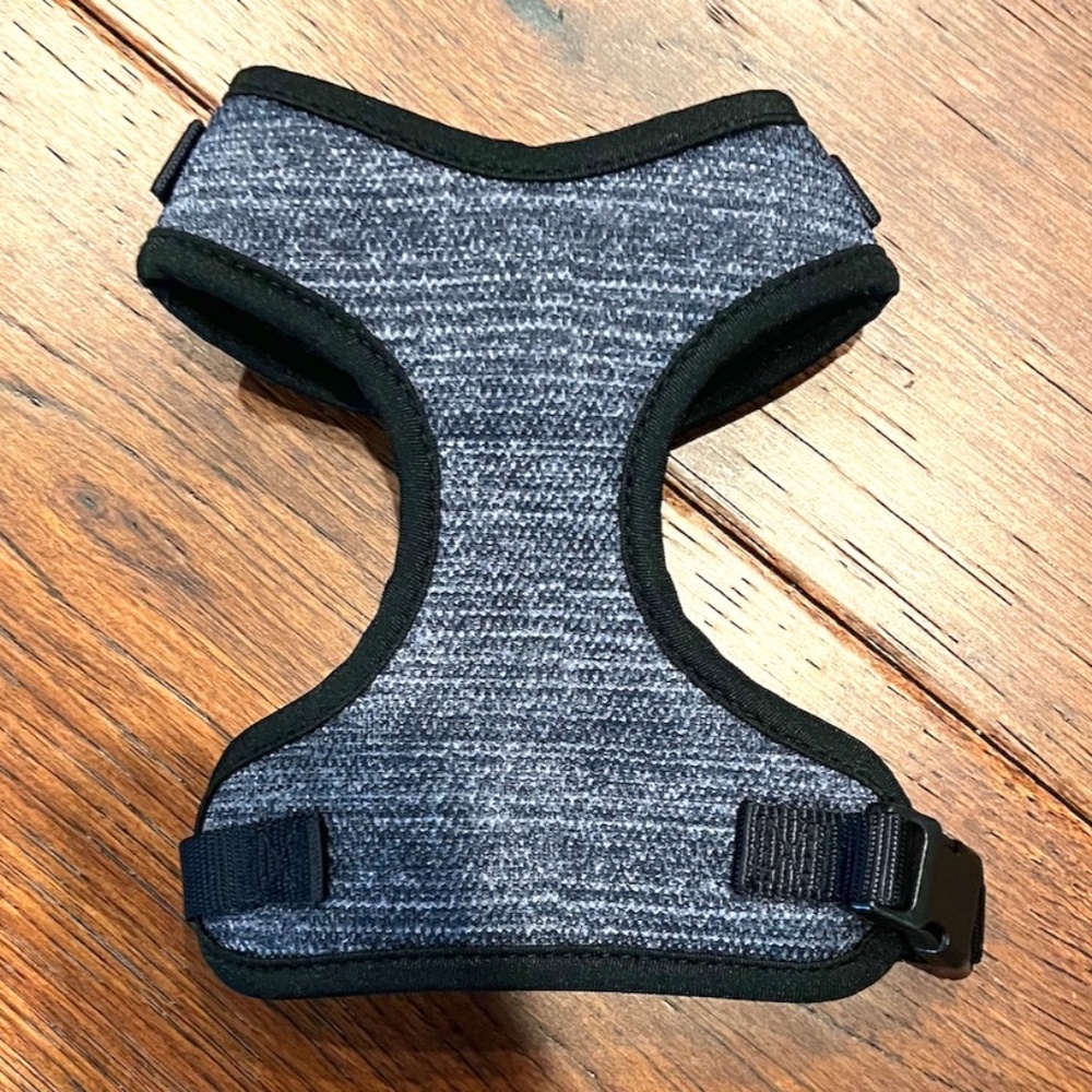 DARK GREY PUPPY DOG VEST HARNESS FOR SMALL BREEDS
